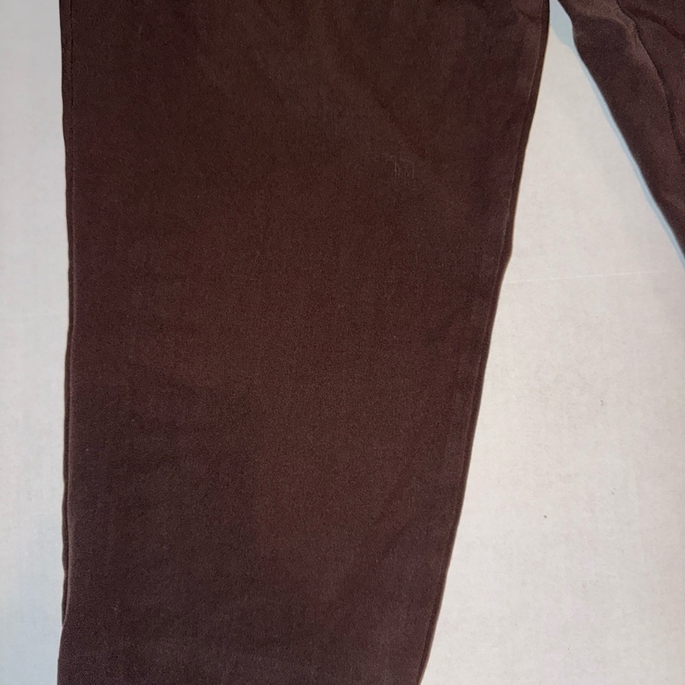 Briggs New York Brown Elastic Waist 2-Pocket Polyester Pants Size 22W - Picture 2 of 10